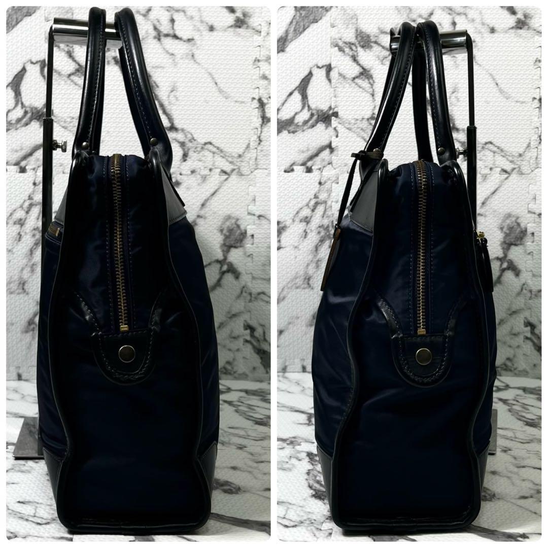 美品◯フェリージ　12/39　ビジネスバッグ　ブリーフケース　シボ革　ナイロン