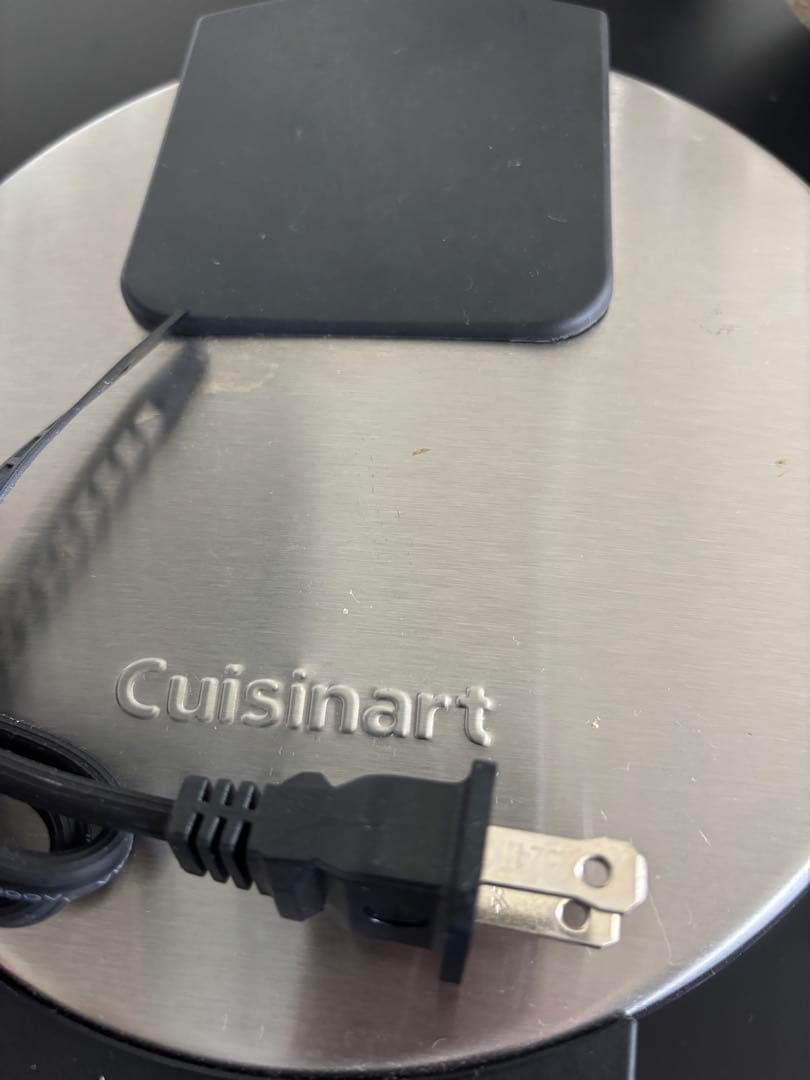 【美品】クイジナート ワッフルメーカー 4枚焼 丸型 BPAフリー