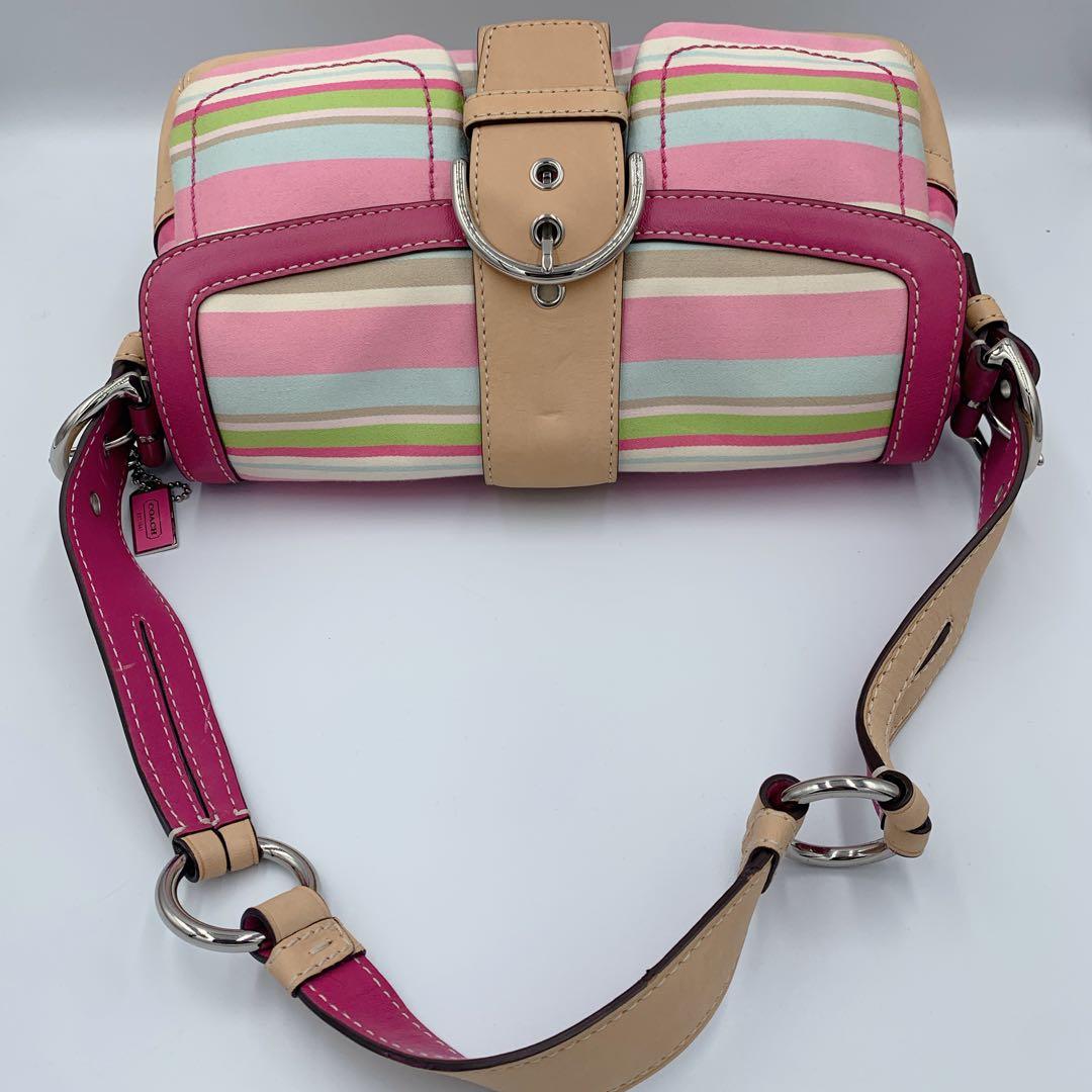 COACHコーチ ソーホー　ショルダーバッグ　キャンバス　マルチカラー