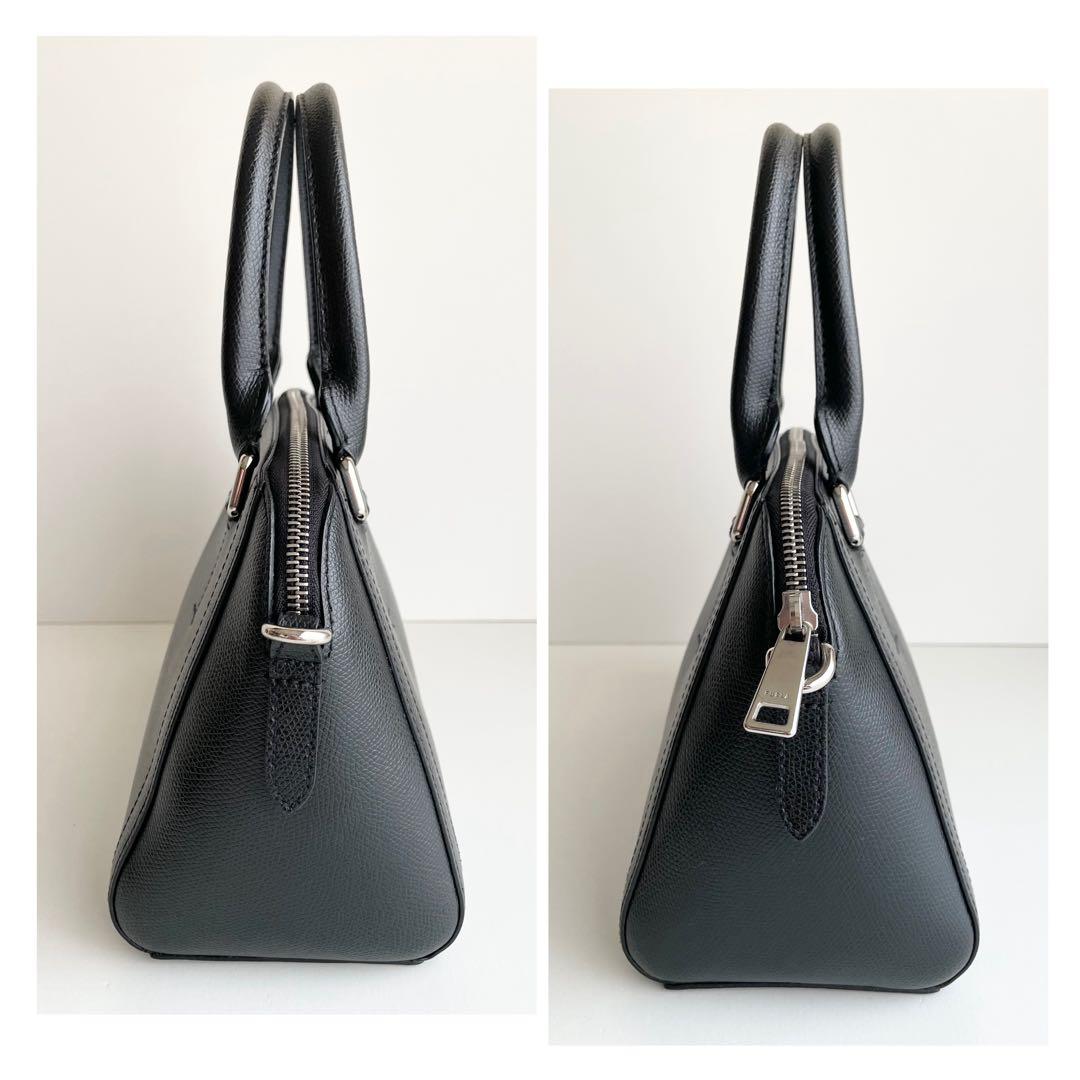 フルラ FURLA ハンドバッグ 2way ネクスト レザー ブラック ほぼ新品