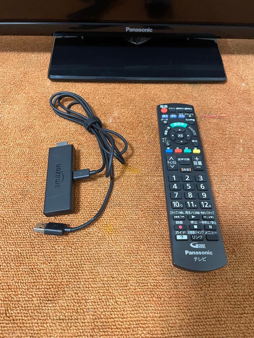 Panasonicテレビ 32V型 Fire tv stick付きHDD録画対応
