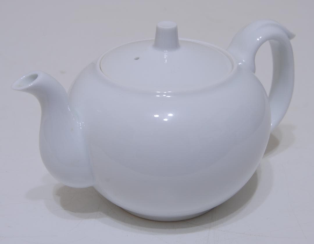 中村清六　コーヒー ポット　高麗庵　白磁　茶器　急須　水注