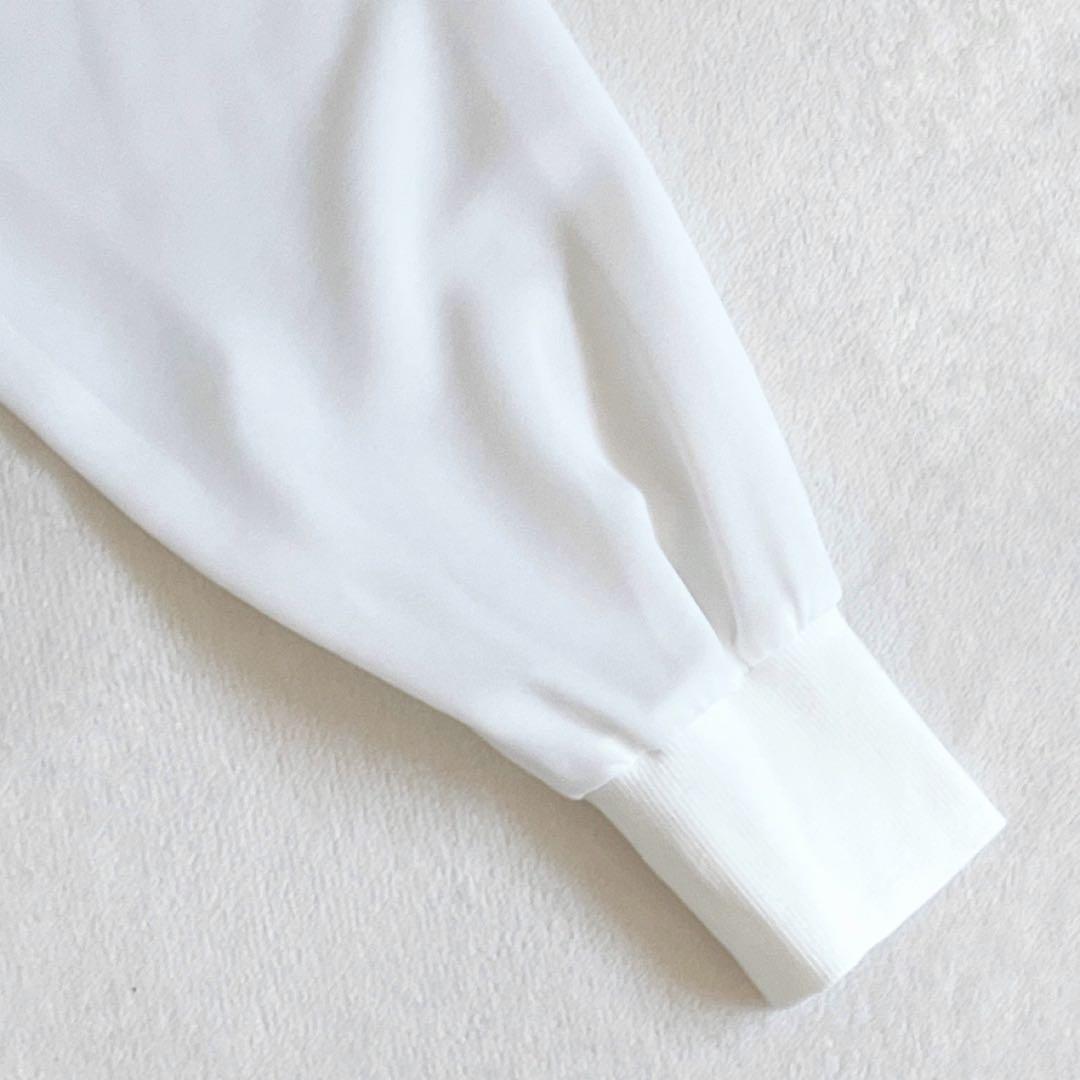 新品　リヴドロワ　ジョーゼットポケットブラウス　オフホワイト