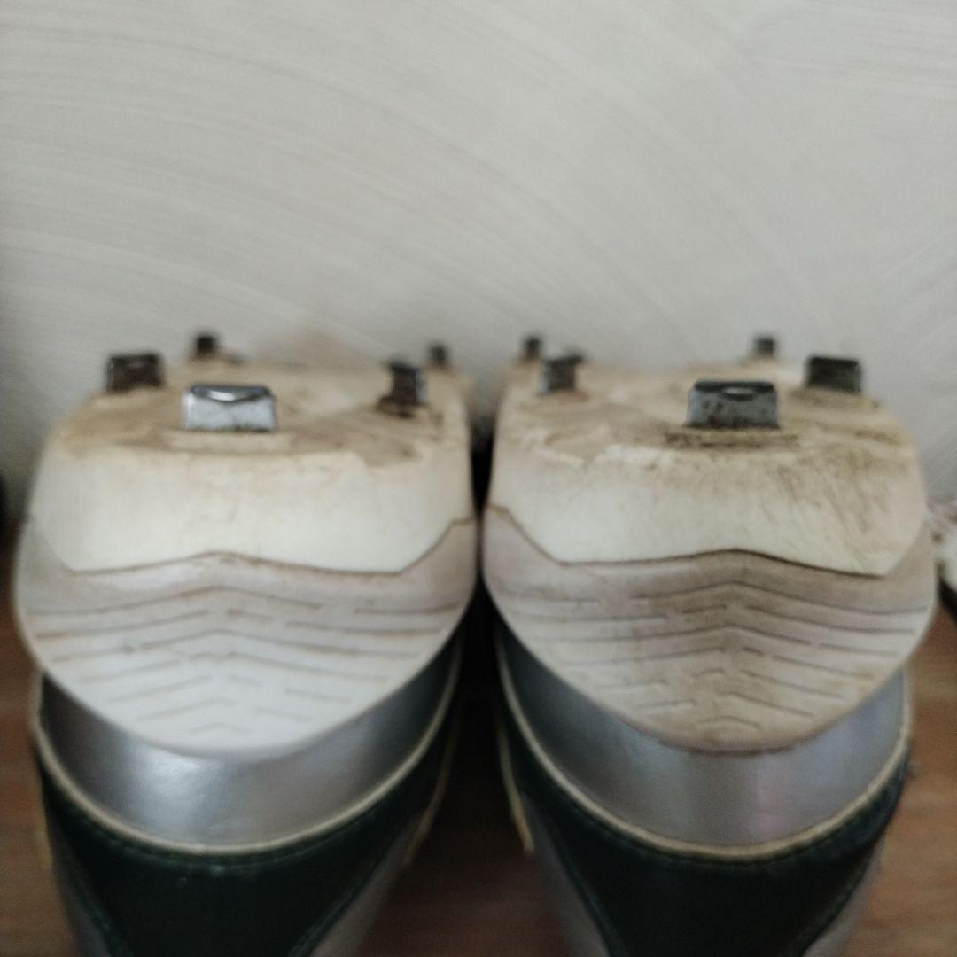 ミズノグローバルエリート オーダースパイク 25.5 シルバー/グリーン