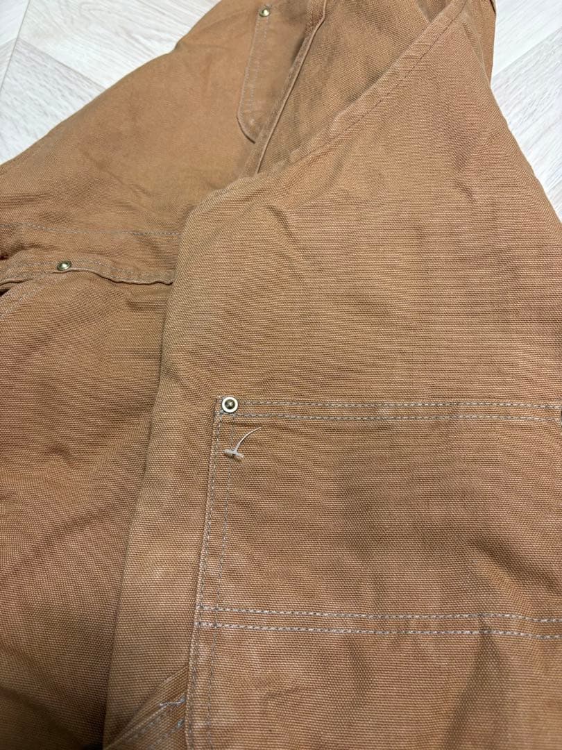 希少なコラボ&モデルサイズ46×32カーハート オーバーオール Columbia