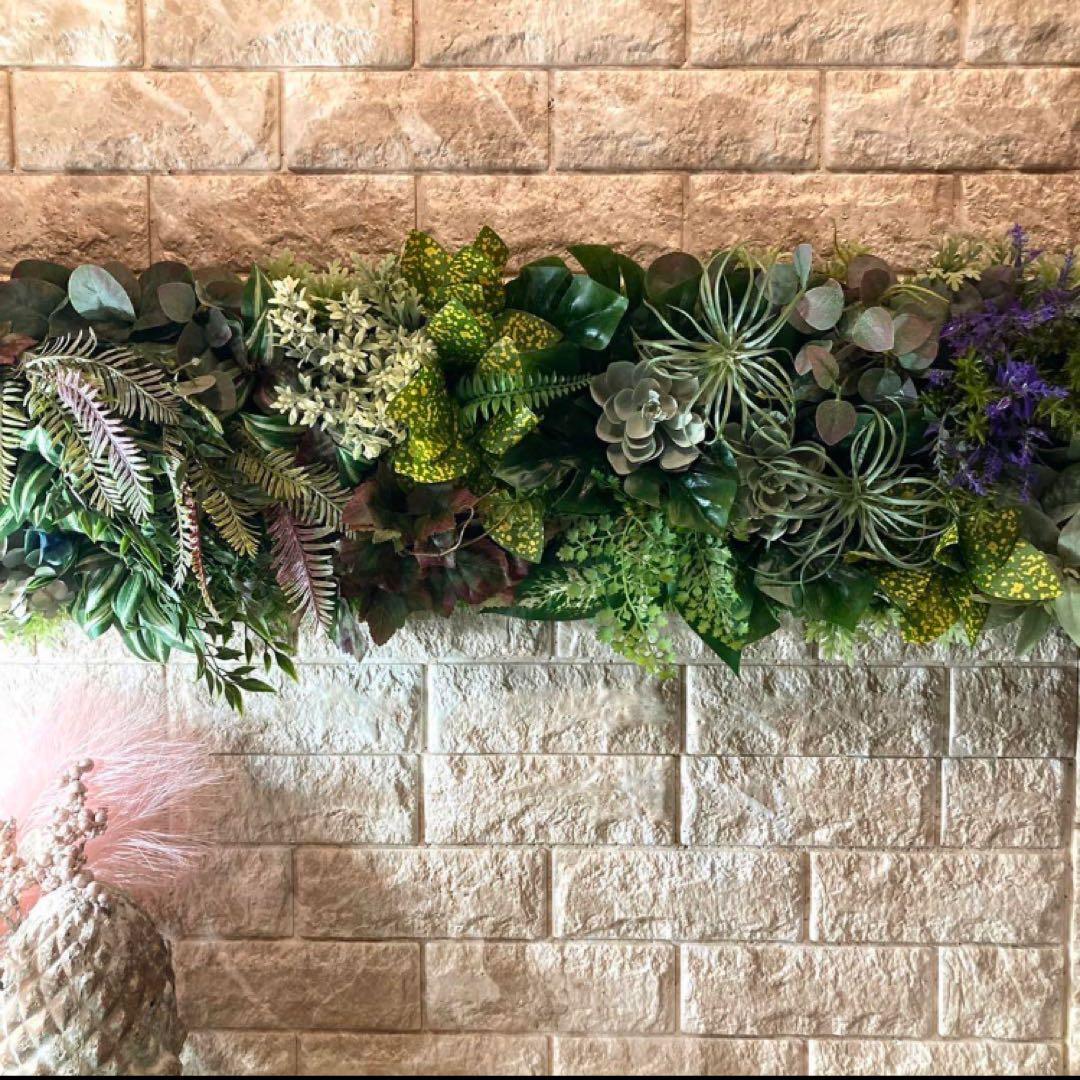 光触媒　人工観葉植物　ウォールグリーン　フェイクグリーン　壁掛け12020