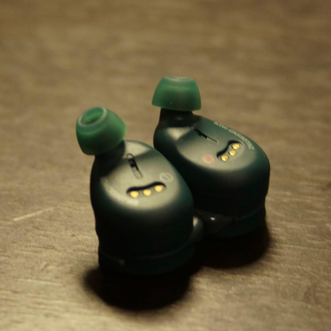 ATH-CKS50TW2 グリーン ノイズキャンセリングワイヤレスイヤホン