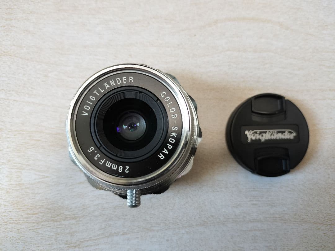 フォクトレンダー COLOR-SKOPAR 28mmF3.5 αEアダプタ付き