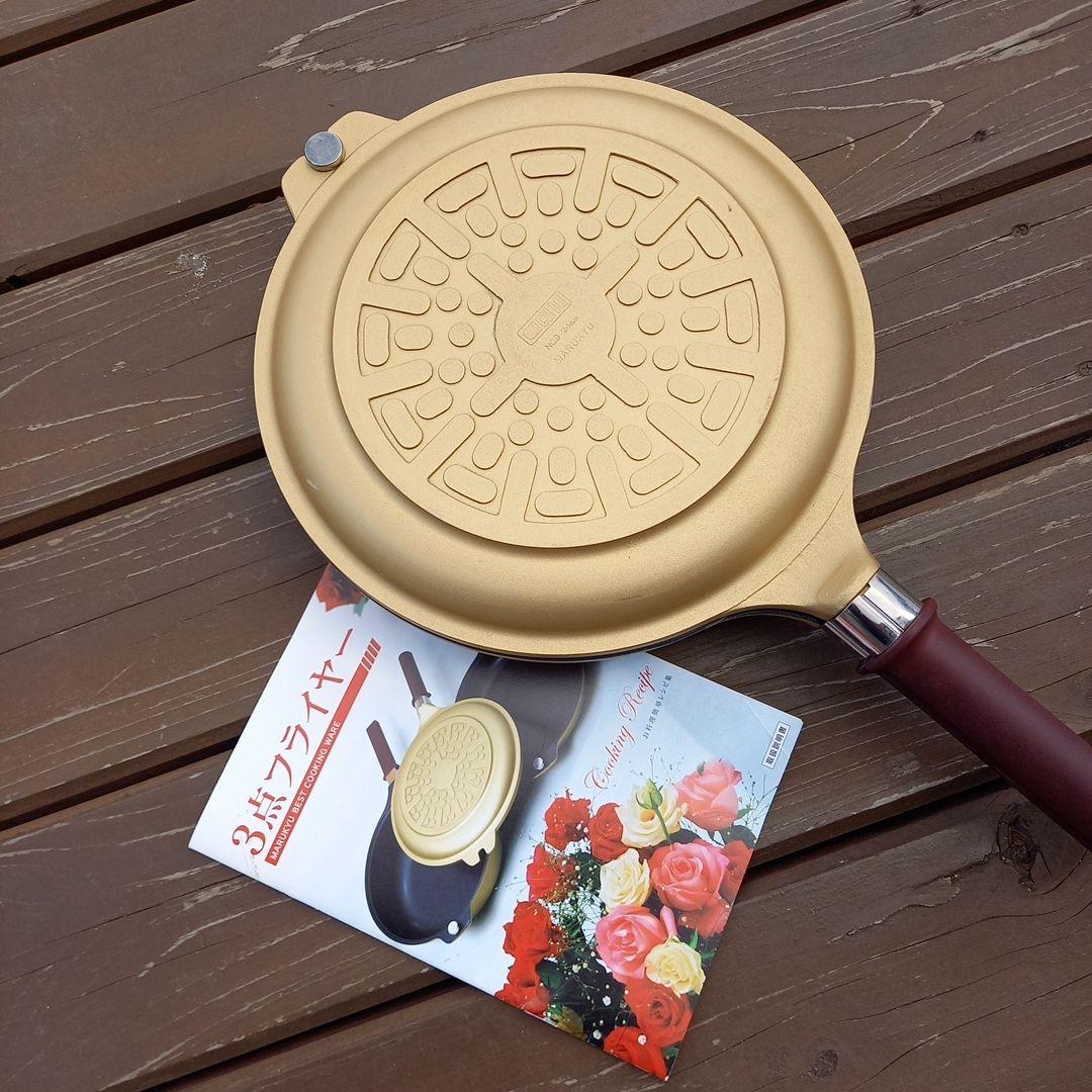 マル捄産業 浅型フライヤー２点セット　未使用品