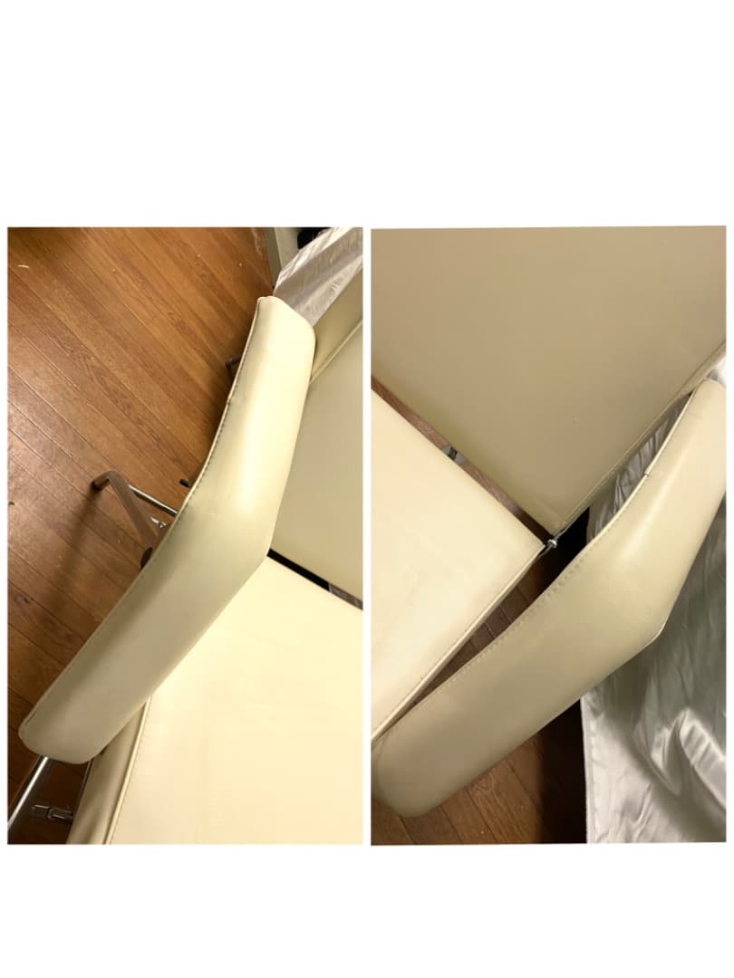 【送料込み】中古完動品 エステ/美顔、ボディケア　チェア　可変　姿勢　ホワイト