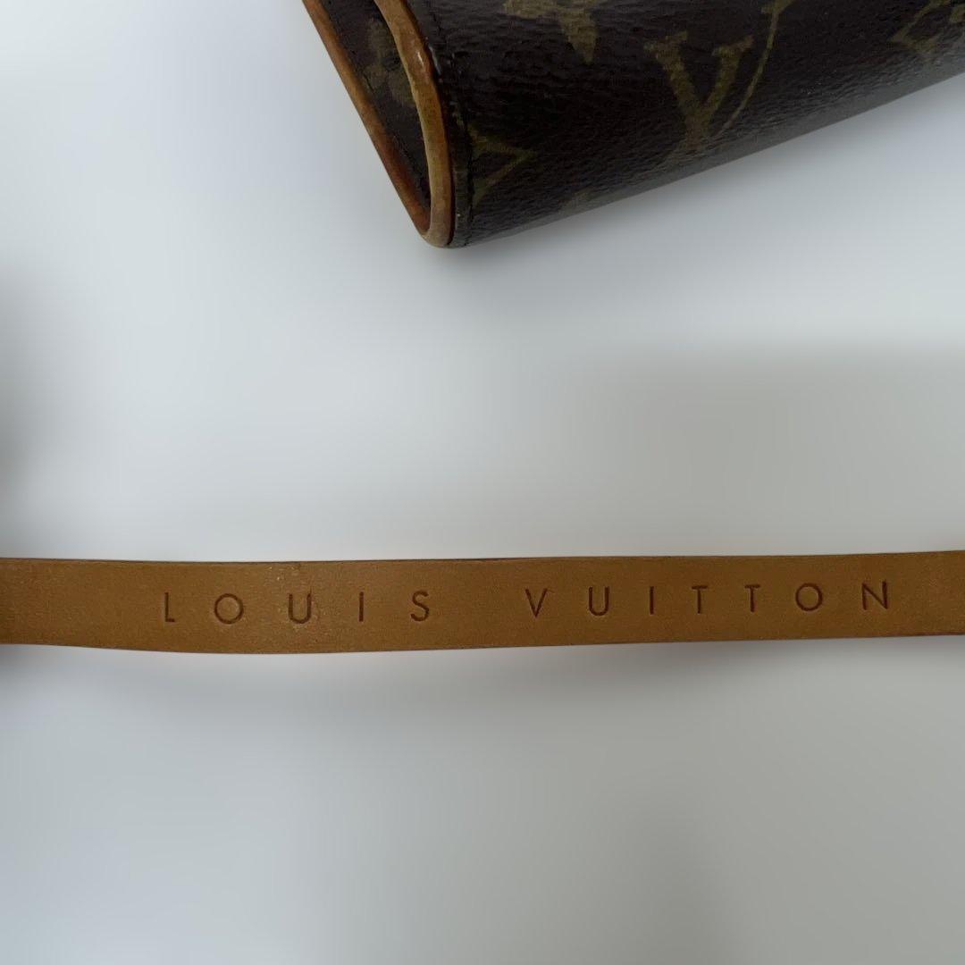 み*ず様 ルイヴィトン モノグラム ポシェット フロランティーヌ レザーベルト付
