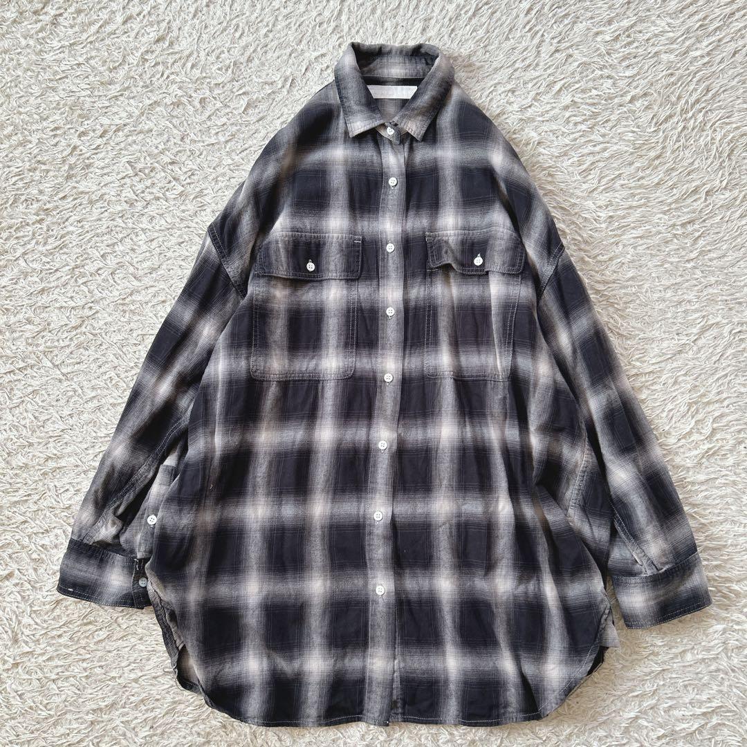 ガリャルダガランテ 別注 R JUBILEE オンブレ チェックシャツ 大きめ