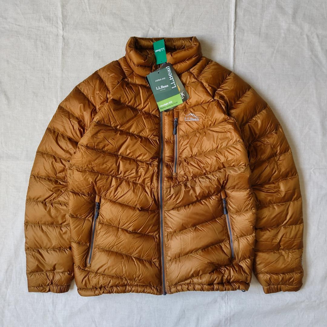 未使用 エルエルビーン ダウンジャケット パファージャケット ゴールドブラウン