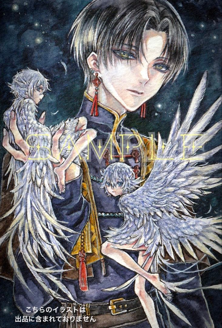 創作　オリジナル 手描きイラスト 【人形様】