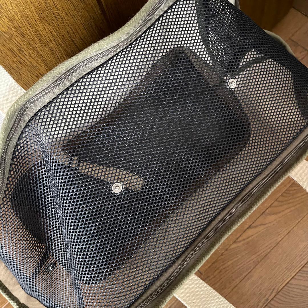 ★美品★free stitch フリーステッチ　ペットキャリーバッグ　Ｌサイズ