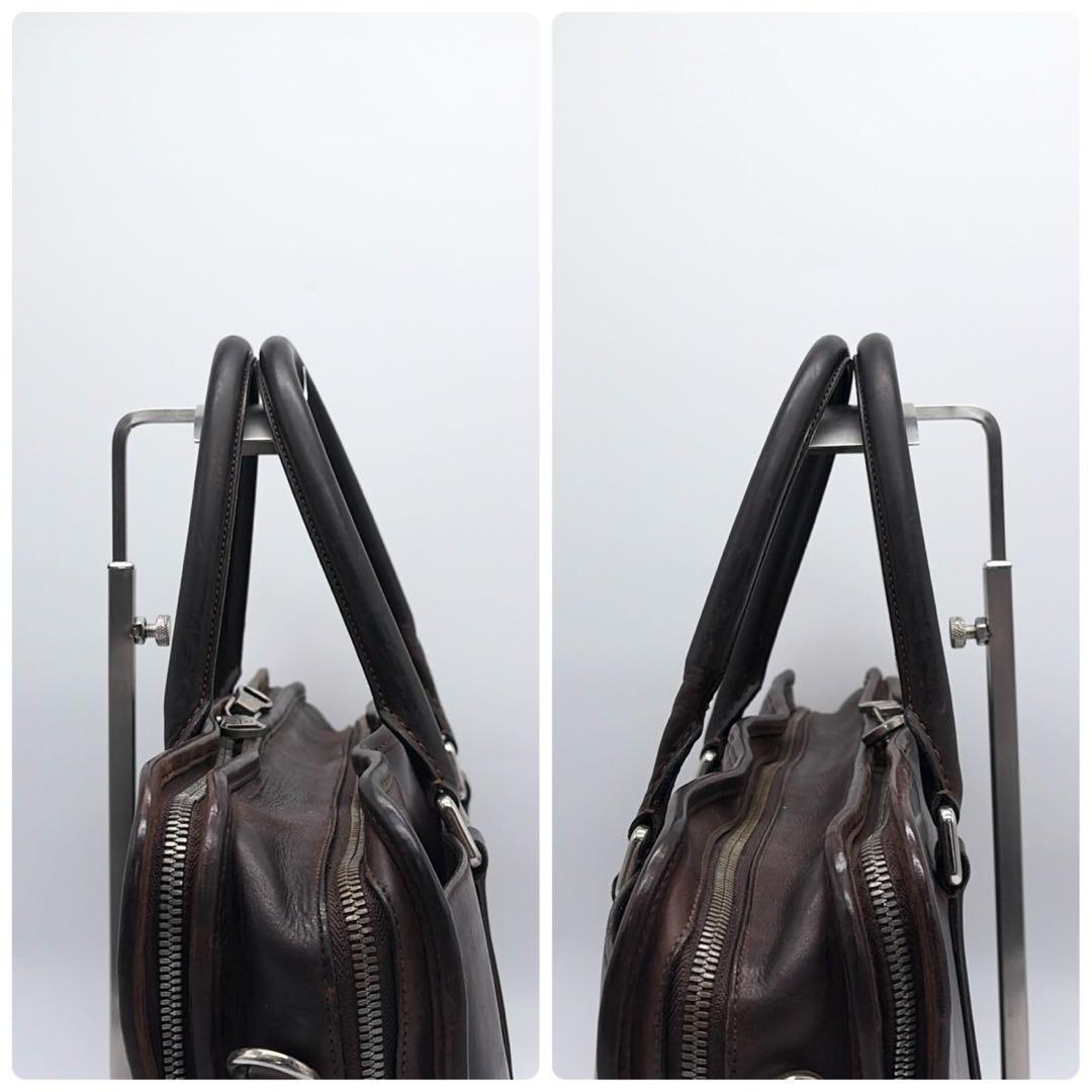 LOEWE ロエベ ビジネスバック アナグラム ブリーフケース ブラウン