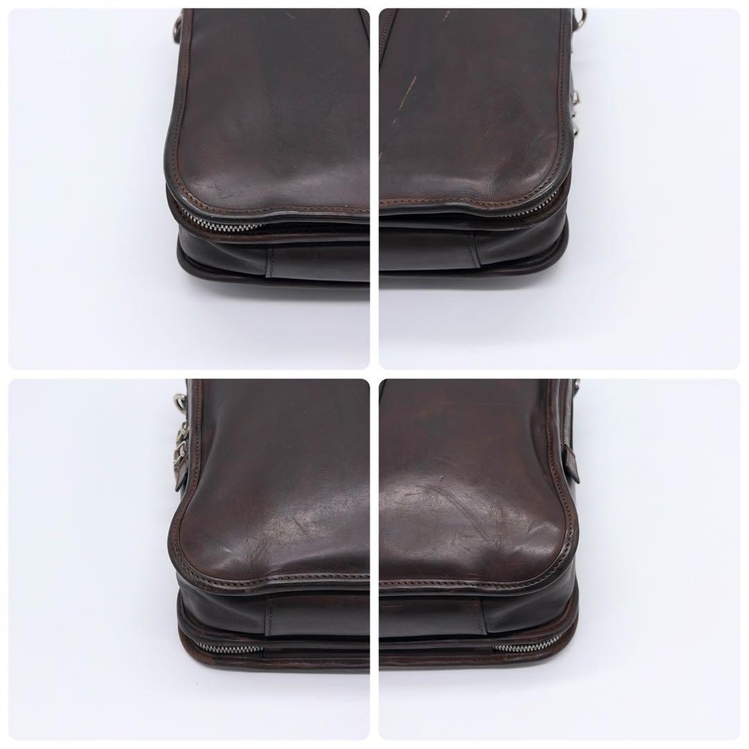 LOEWE ロエベ ビジネスバック アナグラム ブリーフケース ブラウン