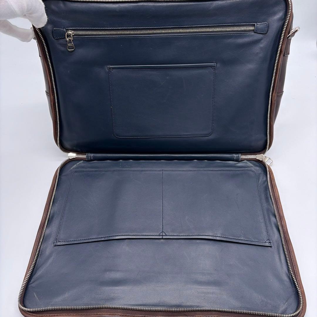 LOEWE ロエベ ビジネスバック アナグラム ブリーフケース ブラウン
