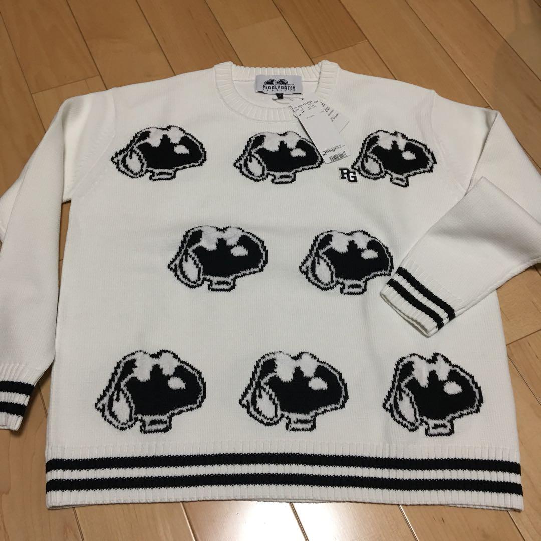 値下げ中　パーリーゲイツ スヌーピー 新品 未使用 タグ付き セーター