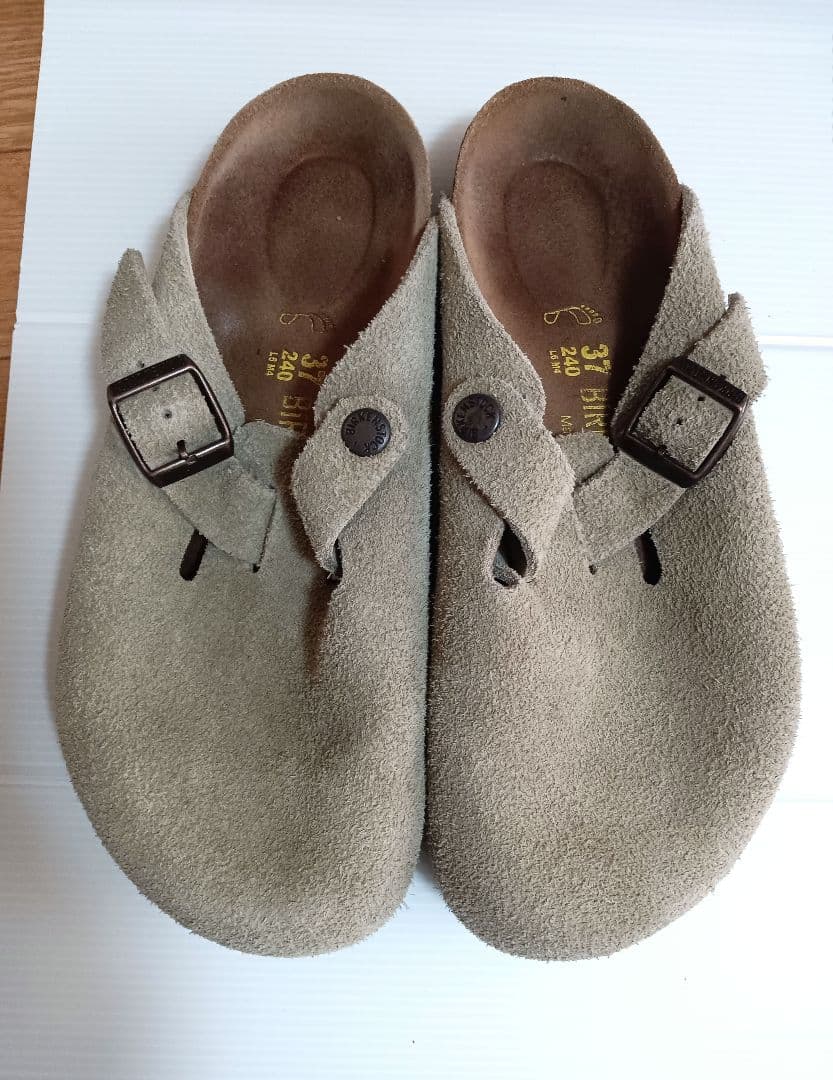 Birkenstock ビルケンシュトック　ボストン　37　スエード