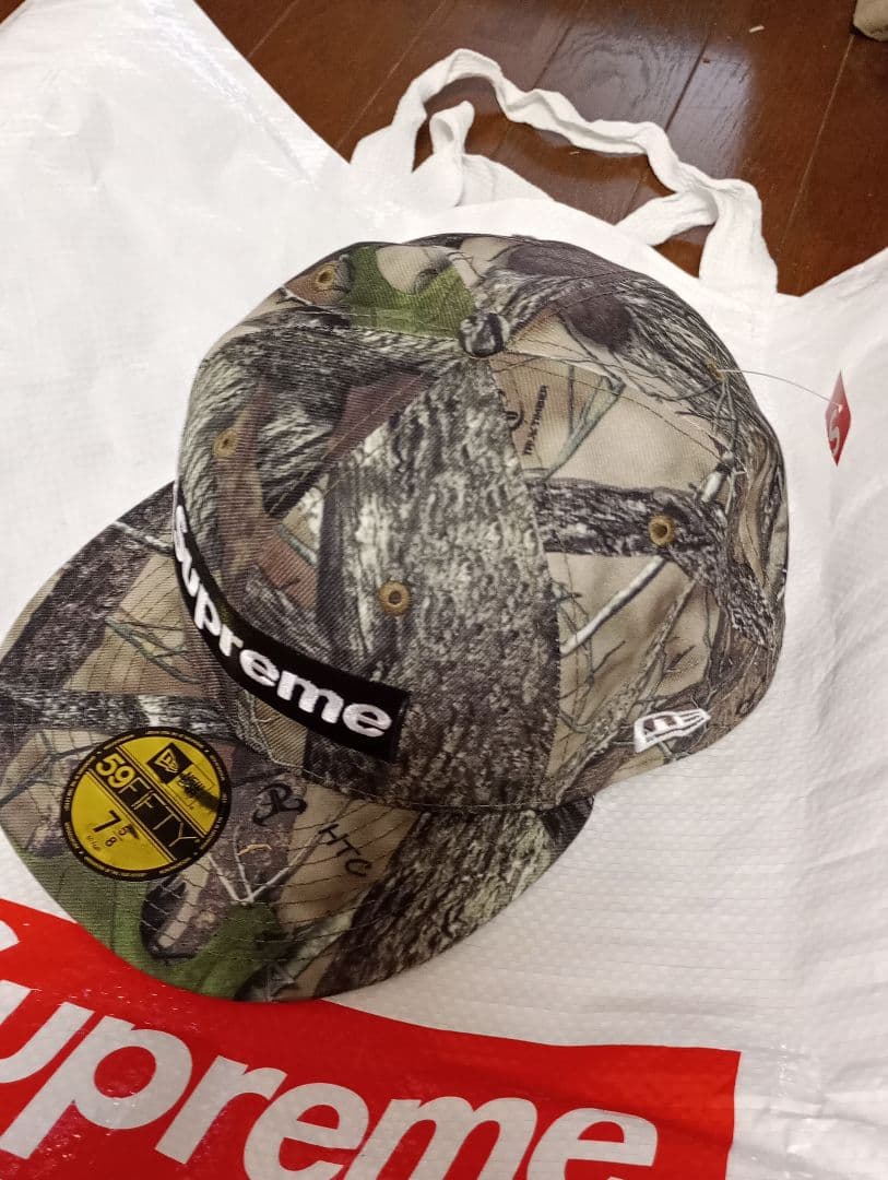 Supreme 迷彩柄 ベースボールキャップ 7 1/4