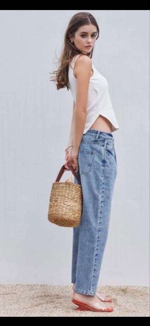 【新品未使用未開封タグ付き】ALEXIA STAM かごバッグ