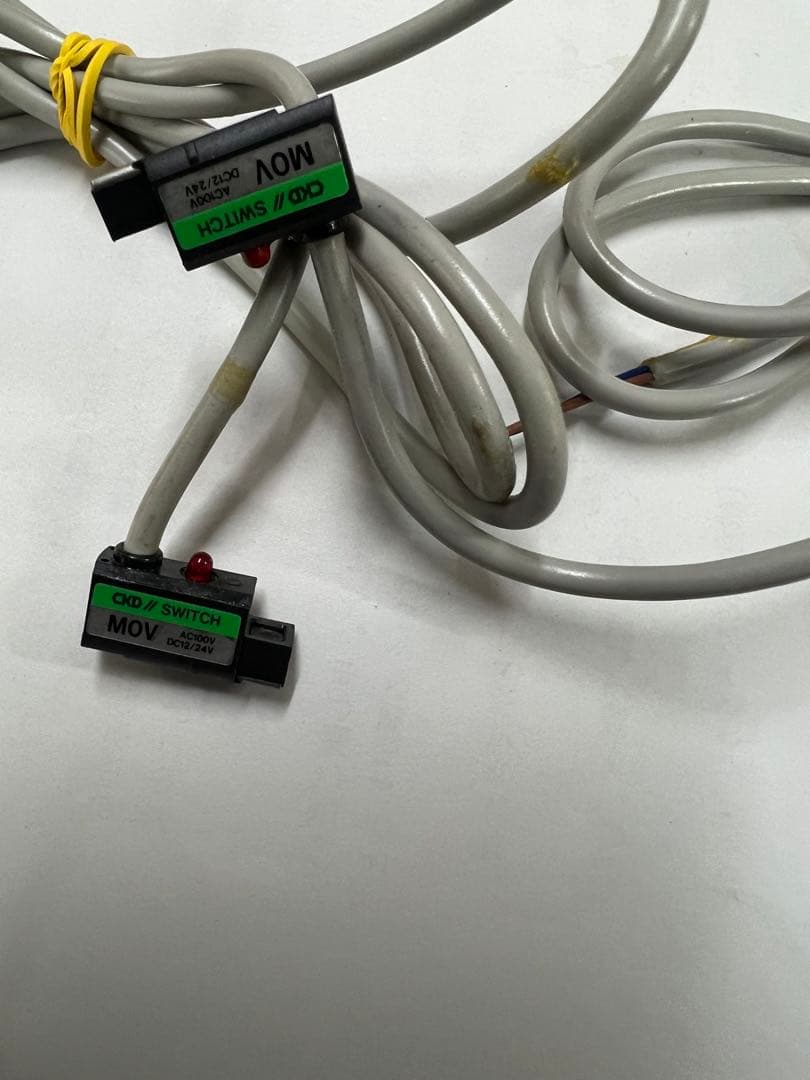 CKDペンシリンダー複動形センサーシリンダー支持金具あり、