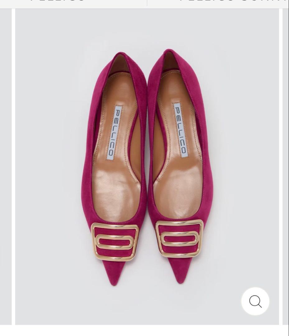 PELLICO CUORE デュエ アネッリ フラットシューズ ポインテッドトゥ