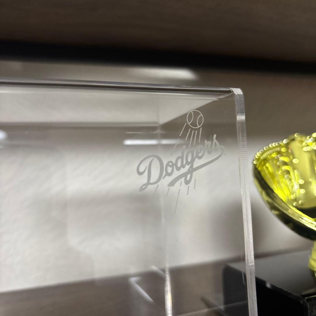 ドジャース　野球ボールケース　記念ボール付き