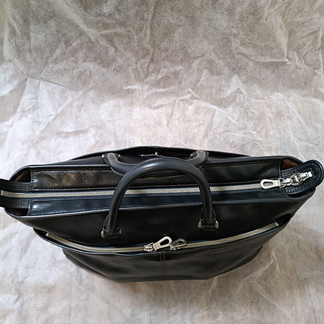 値下げ可☆極美品☆エルゴポック　レザー ビジネスバッグ　 A4収納 2way