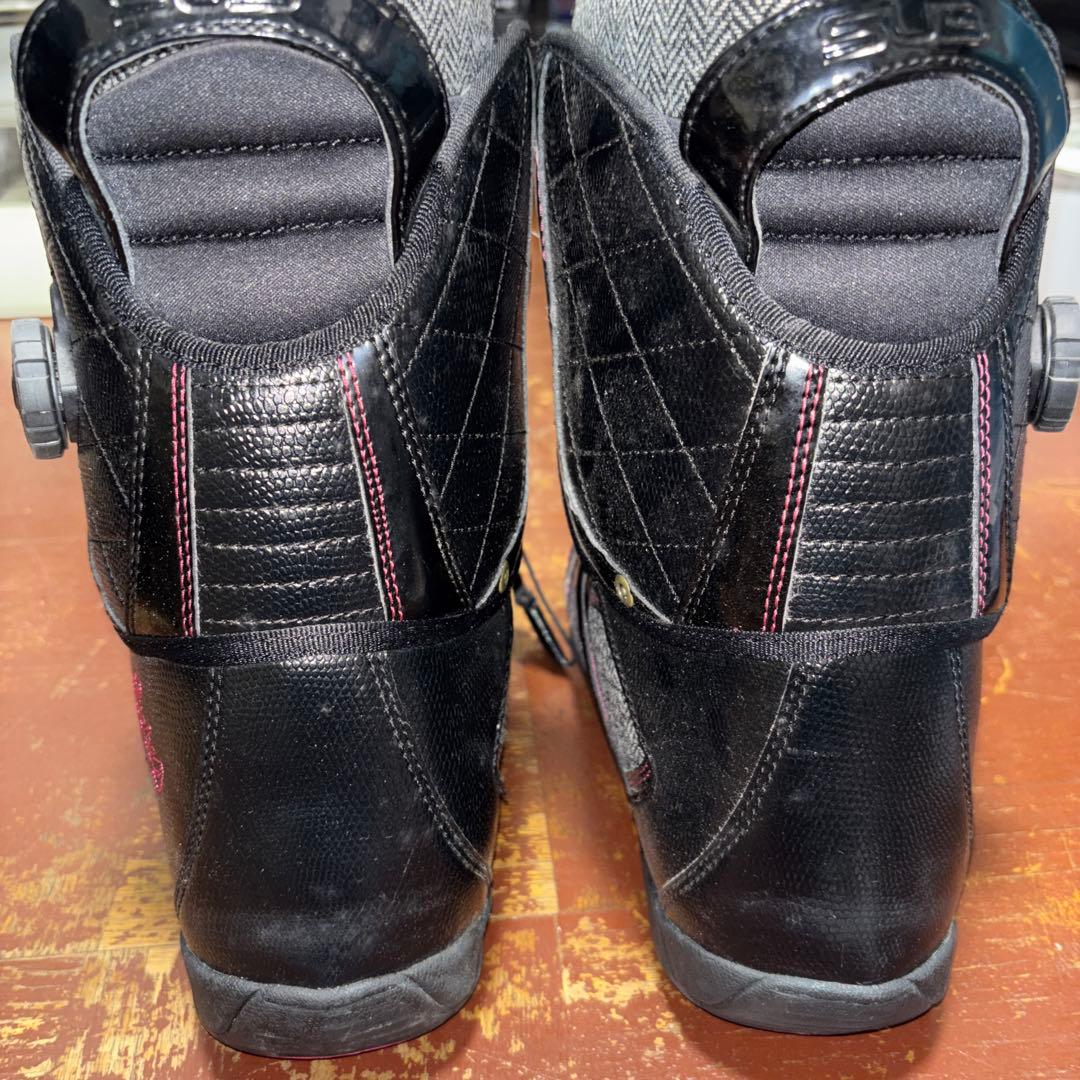 SUBスノーボードブーツ 女性用 ブラック/ピンク