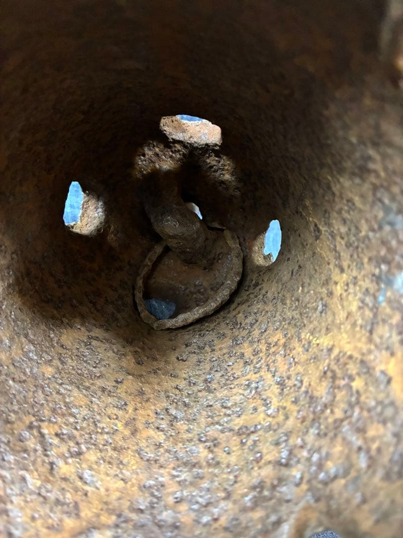 鉄製風鐸　仏教美術　寺院の軒先に吊るす備品　江戸時代