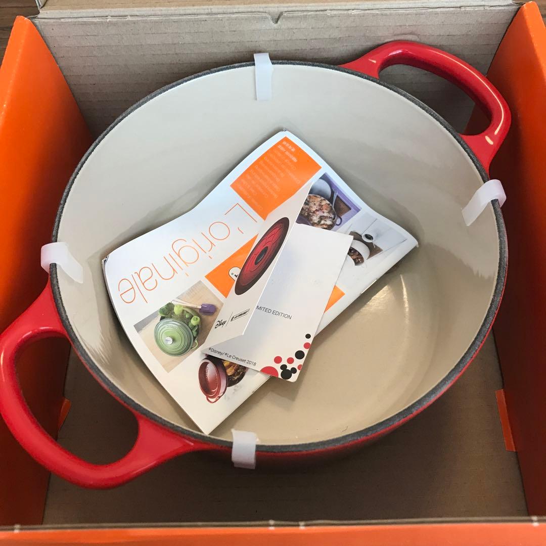 【ディズニー】ミッキー90周年デザイン シグニチャー ココット・ロンド 18cm