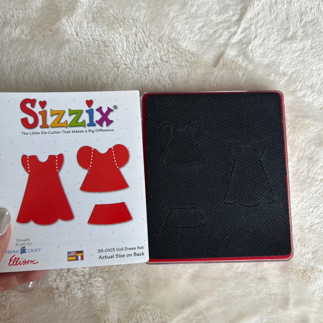Sizzix シジックス カッティングダイ 人型 髪型 洋服