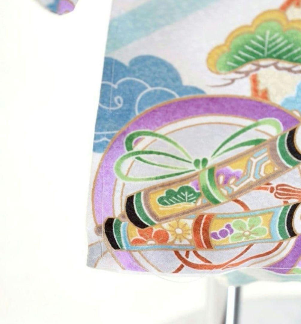 新品七五三○被布○男の子○753○着物○草履○男児被布セット○足袋6点◯ラスト