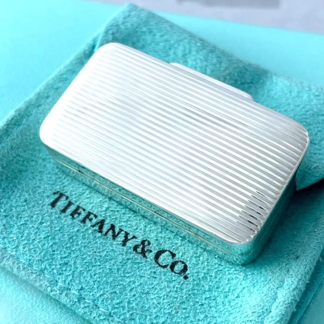ティファニー アタッシュケース ピルケース 小物入れ シルバー RK7fe