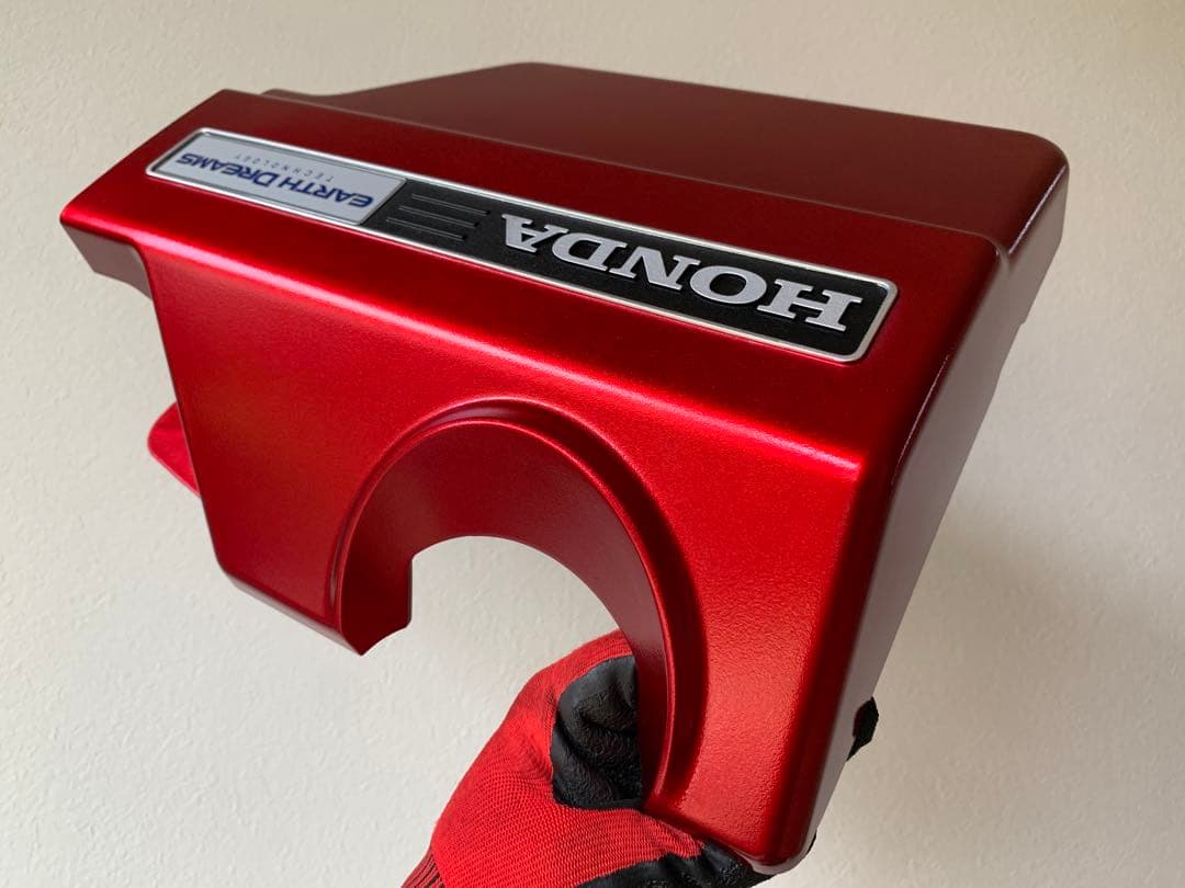 3倍赤いエンジンカバー【ニッコリ出品】