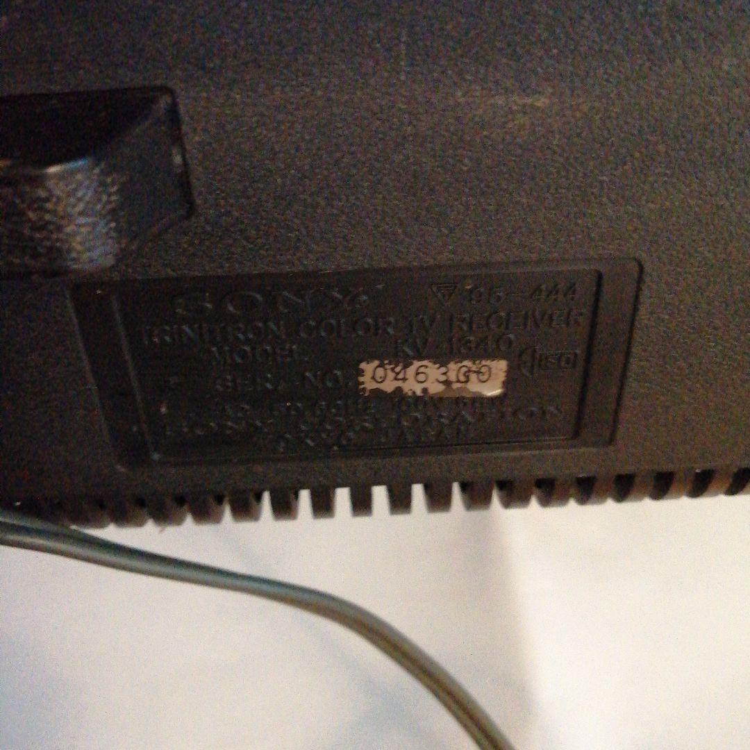 昭和レトロ　SONY ブラウン管TV KV-1340 トリニトロンカラーテレビ