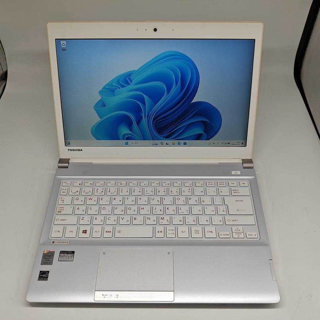 【東芝】R734 高速i7 新品SSD256GB 16GB ホワイト ノートPC