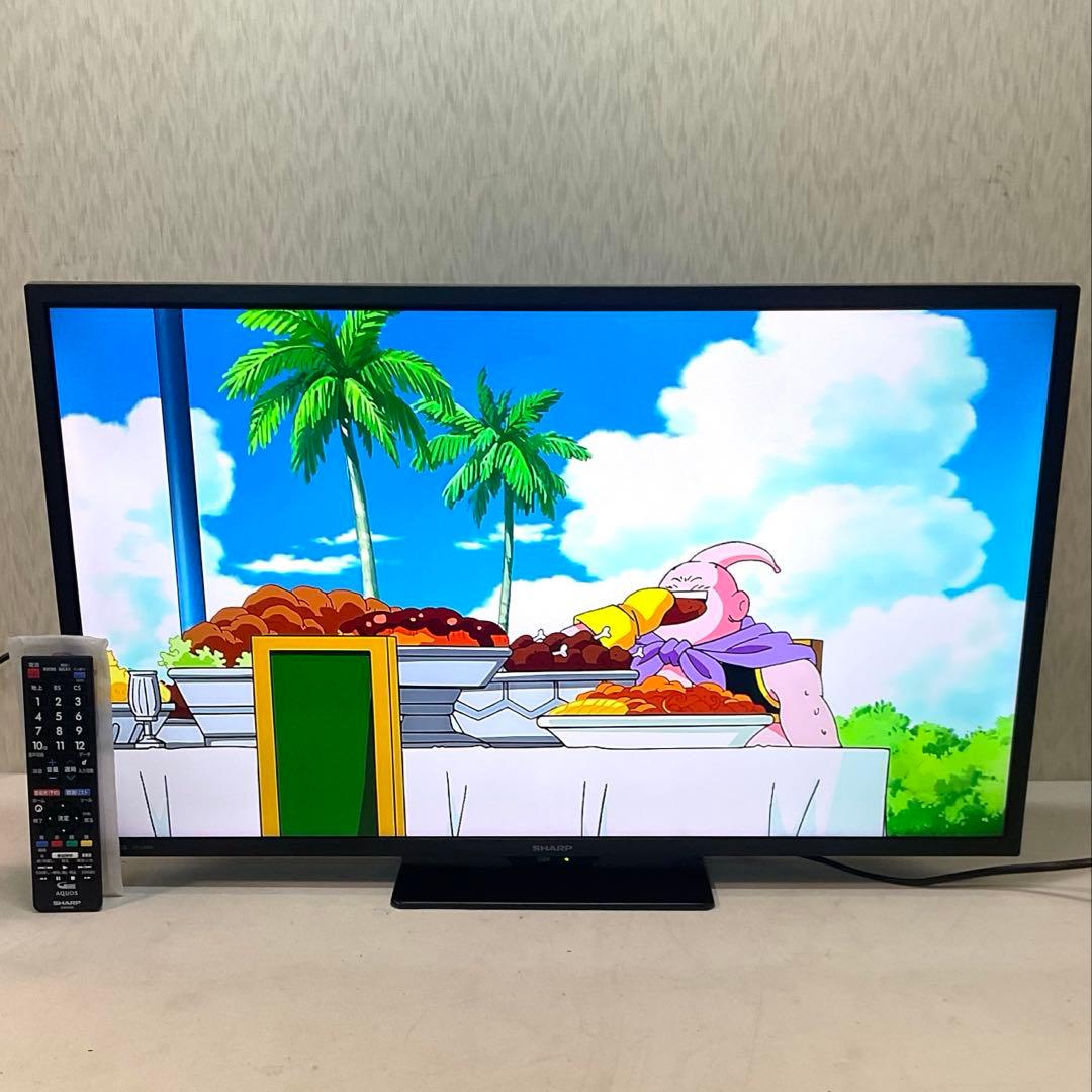 【高年式美品】SHARP 32型 液晶テレビ 2T-C32DE 新品リモコン付属