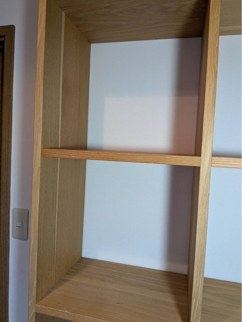 ■送料込■無印良品 スタッキングシェルフ 5×2 木製家具棚MUJIオーク材収納