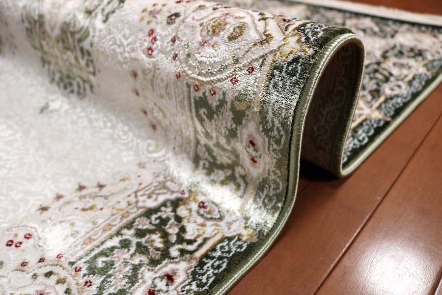 玄関マット ペルシャ柄絨毯79×154新品 カーペット ランナー