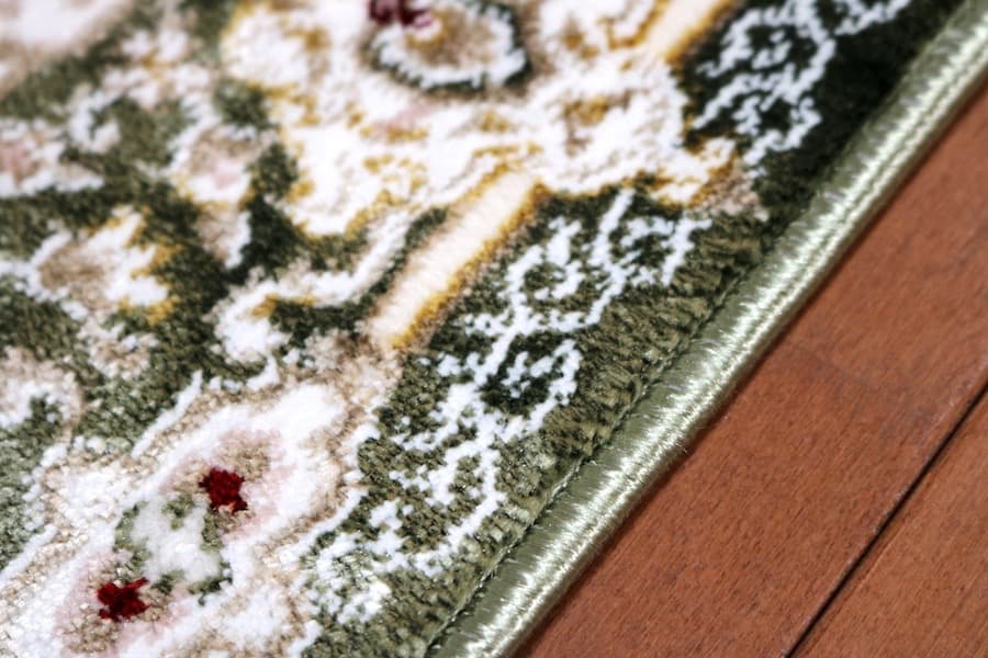 玄関マット ペルシャ柄絨毯79×154新品 カーペット ランナー