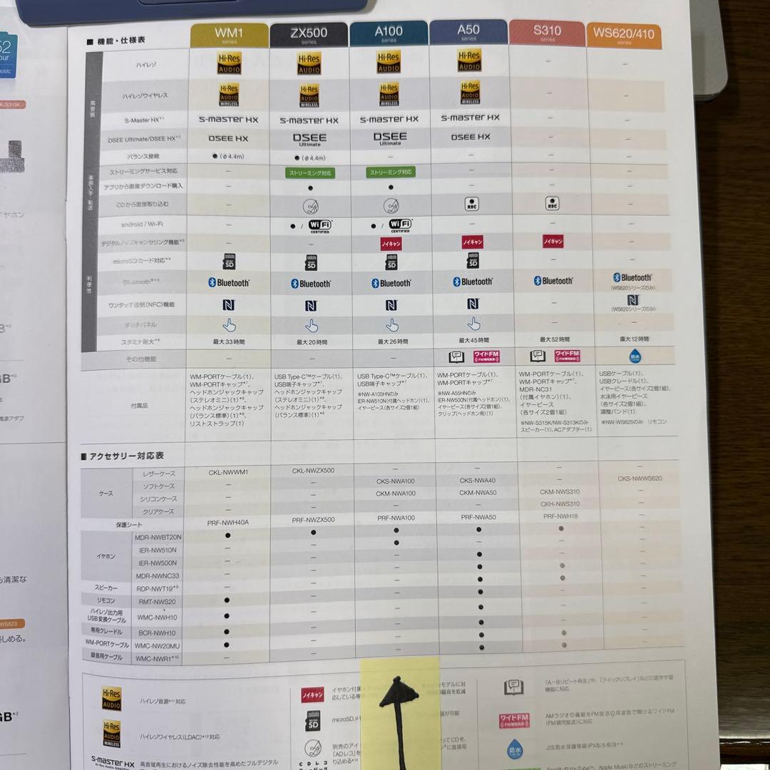 SONY WALKMAN NW-A106 ブルー