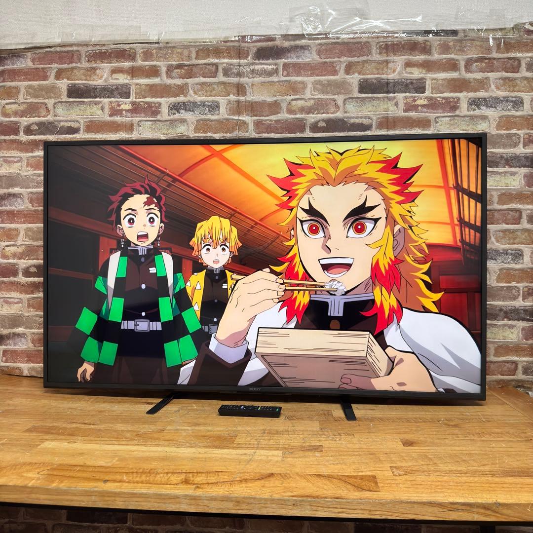 SONY 55V型 4K チューナーレス 液晶テレビ BRAVIA 動画アプリ○