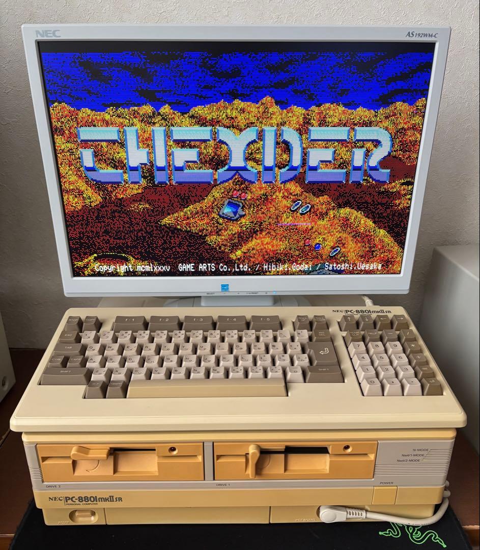 PC-8801mkIISR キーボード付 動作品