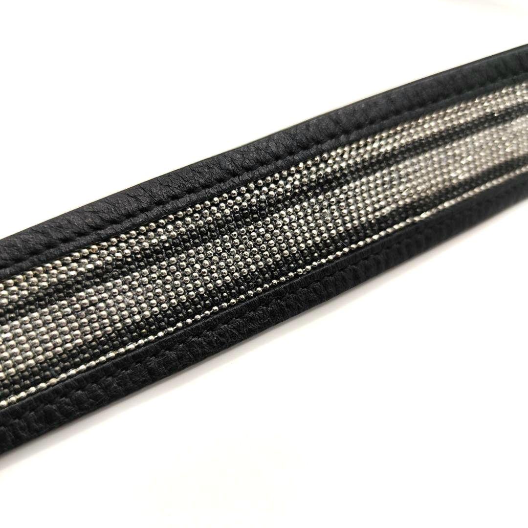 希少！極美品！ブルネロクチネリ モニーレ装飾 レディースベルト ブラック