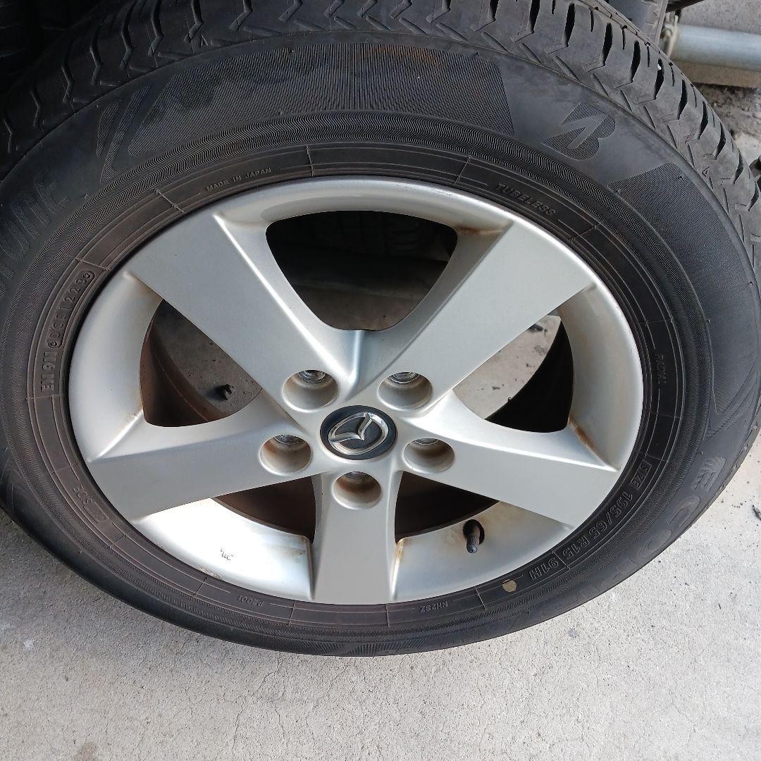 マツダ純正ホイール ブリヂストン エコピア 15インチ ホイールセット