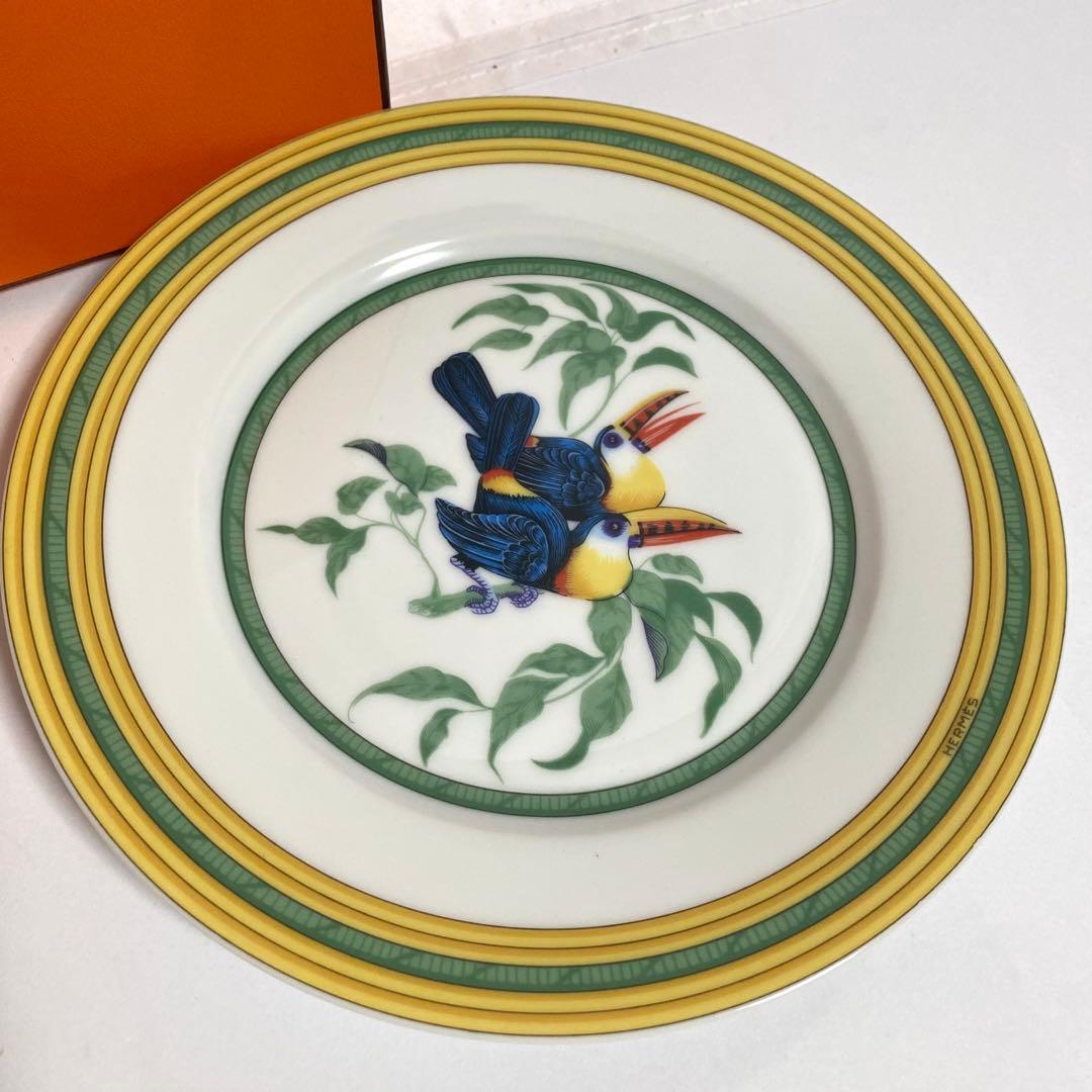 HERMES エルメス トゥカン デザートプレート 皿 19cm 2枚