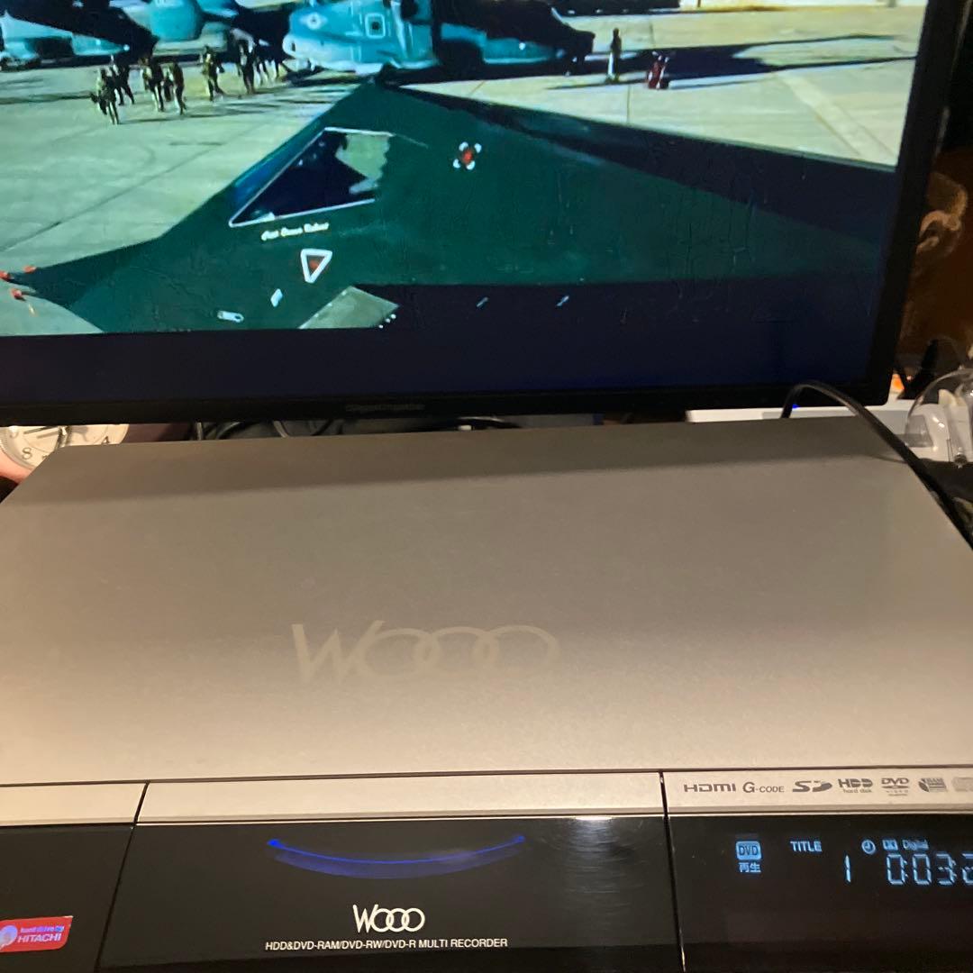 HITACHI WOOO HDD/DVDレコーダー DV-DH500Sリモコン付